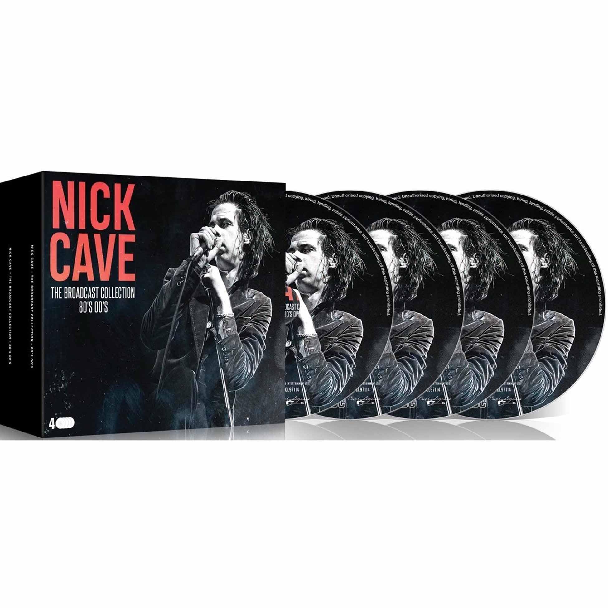 The Broadcast Collection by Nick Cave (CD 2024)  4cd box set live gothic rock **