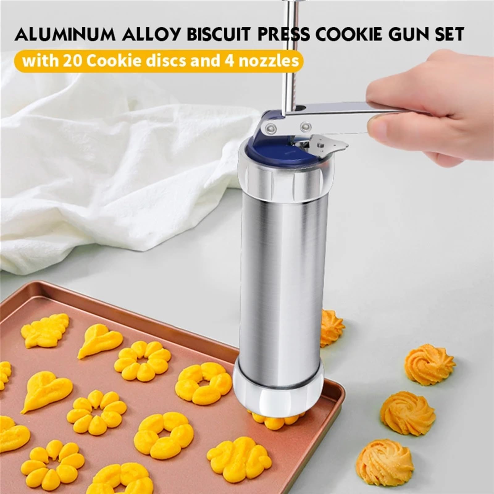 Tortenspritze Garnierspritze Kuchen-dekorative Handgebäckspritze | Creme-Extruder-Düsen, Paspelierung, Keks-Maker, Backwerkzeug