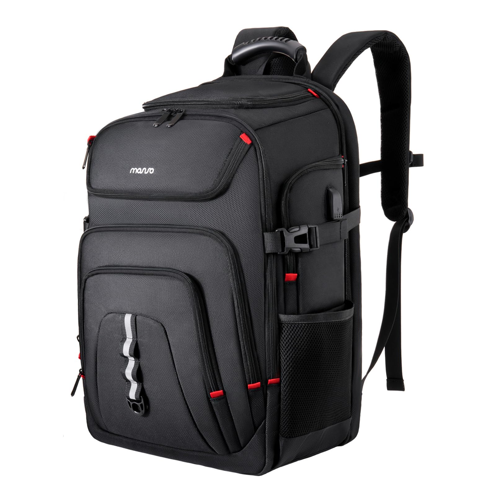 MOSISO 18,4 pollici Zaino per Laptop con Porta di Ricarica USB, Zaino da