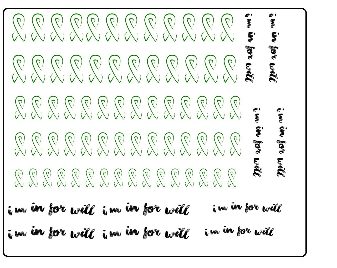 MDA National Muscular Dystrophy Awareness Collection… (MDA Nail ART wATER Decal c1)