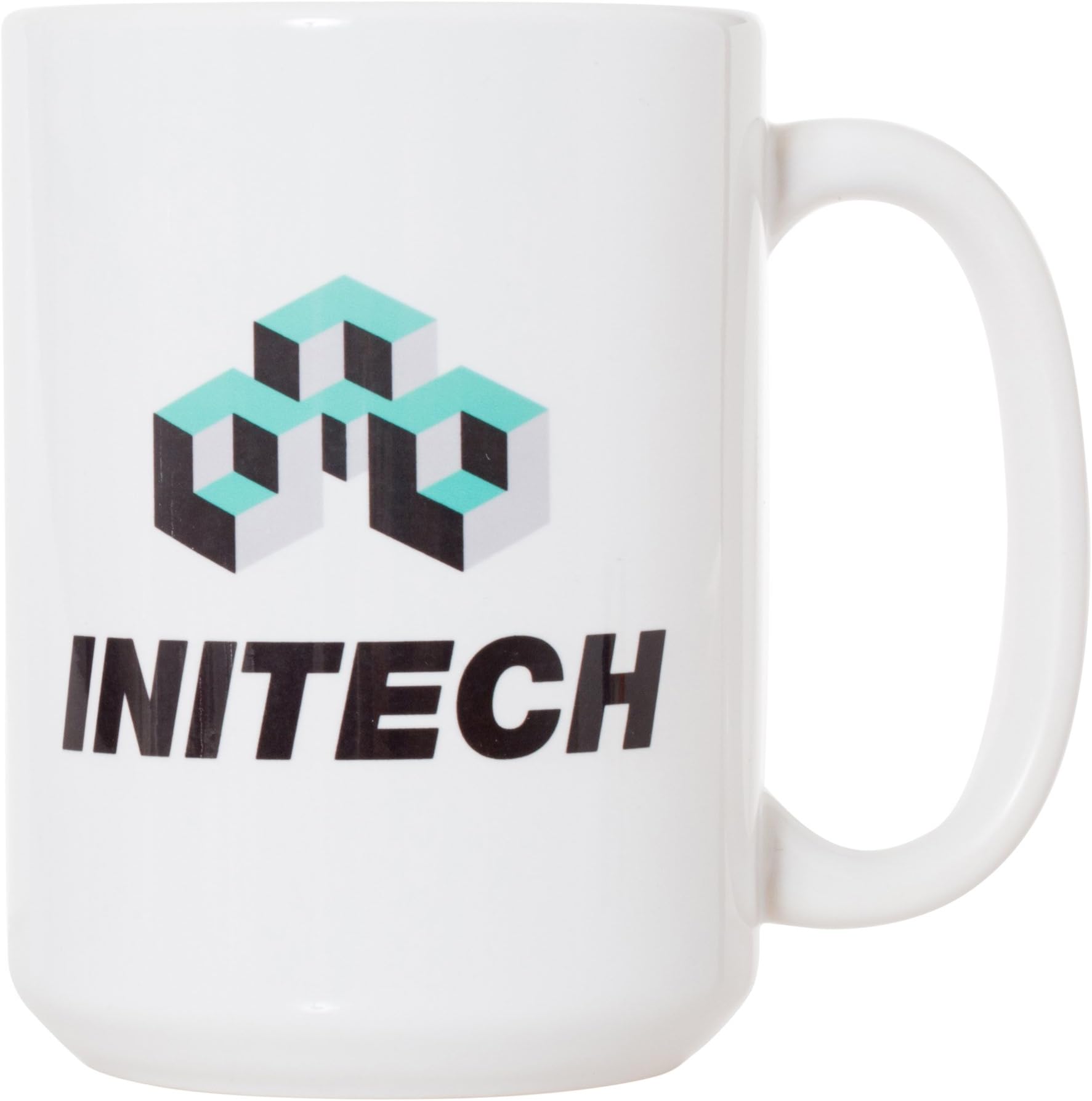 Initech - Funny Job Work Gift - 15oz Deluxe Double-Sided Coffee Tea Mug