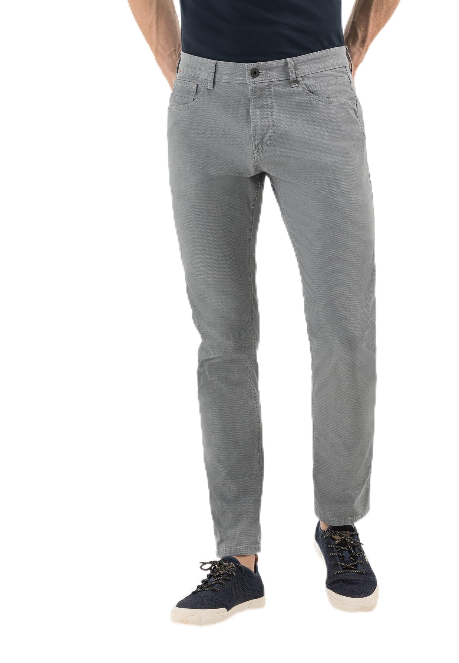 Camel Active Herren 4884855509 Hose, Cloudy Grey, 34W / 34L