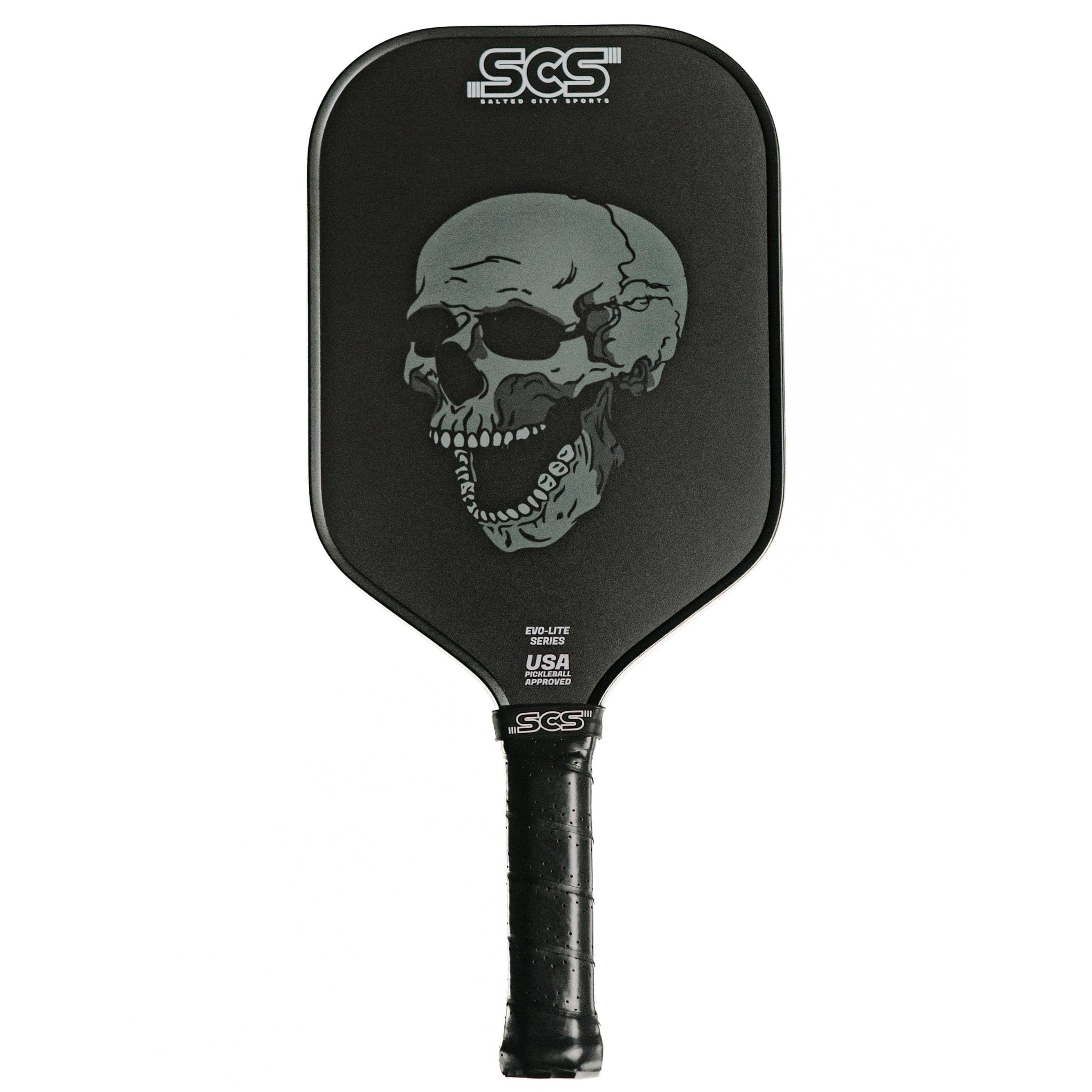 SCS Carbon Fiber Pickleball Paddle – USAPA Approved 2024 – Lightweight, Enhanced Spin, Sure-Grip Handle – Evo-Lite Series for Intermediate Players