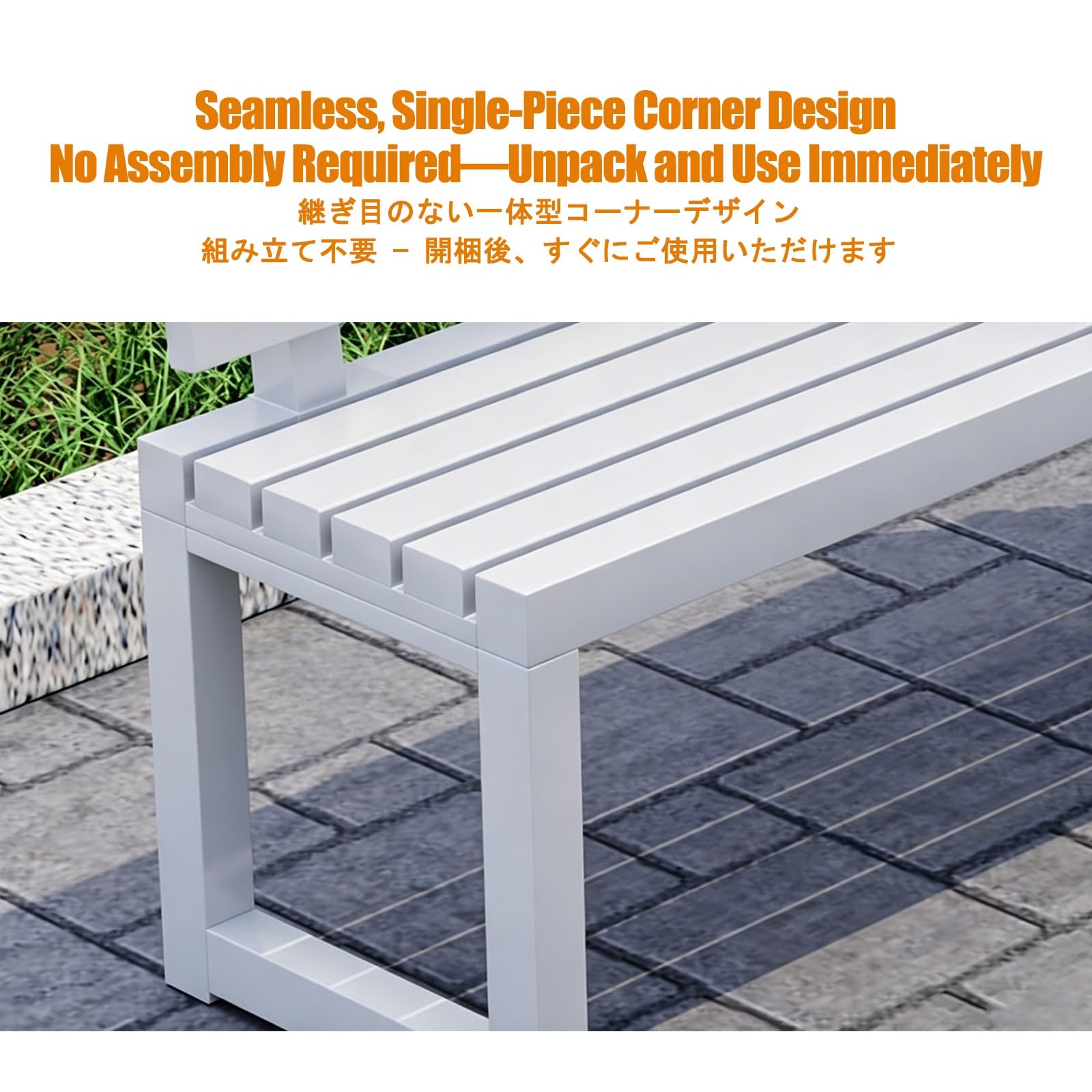 Banco de Jardin, Bancos para Exterior, Gracias a Su Gran Capacidad de Carga y a Su Facilidad de Montaje, Es Adecuado para Parques, Jardines y Zonas de Ocio.(Pink,120 * 40 * 80CM)