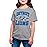 Junk Food Clothing x NFL - Detroit Lions - Team Helmet - Kids Short Sleeve T-Shirt for Boys and Girls - Size Large