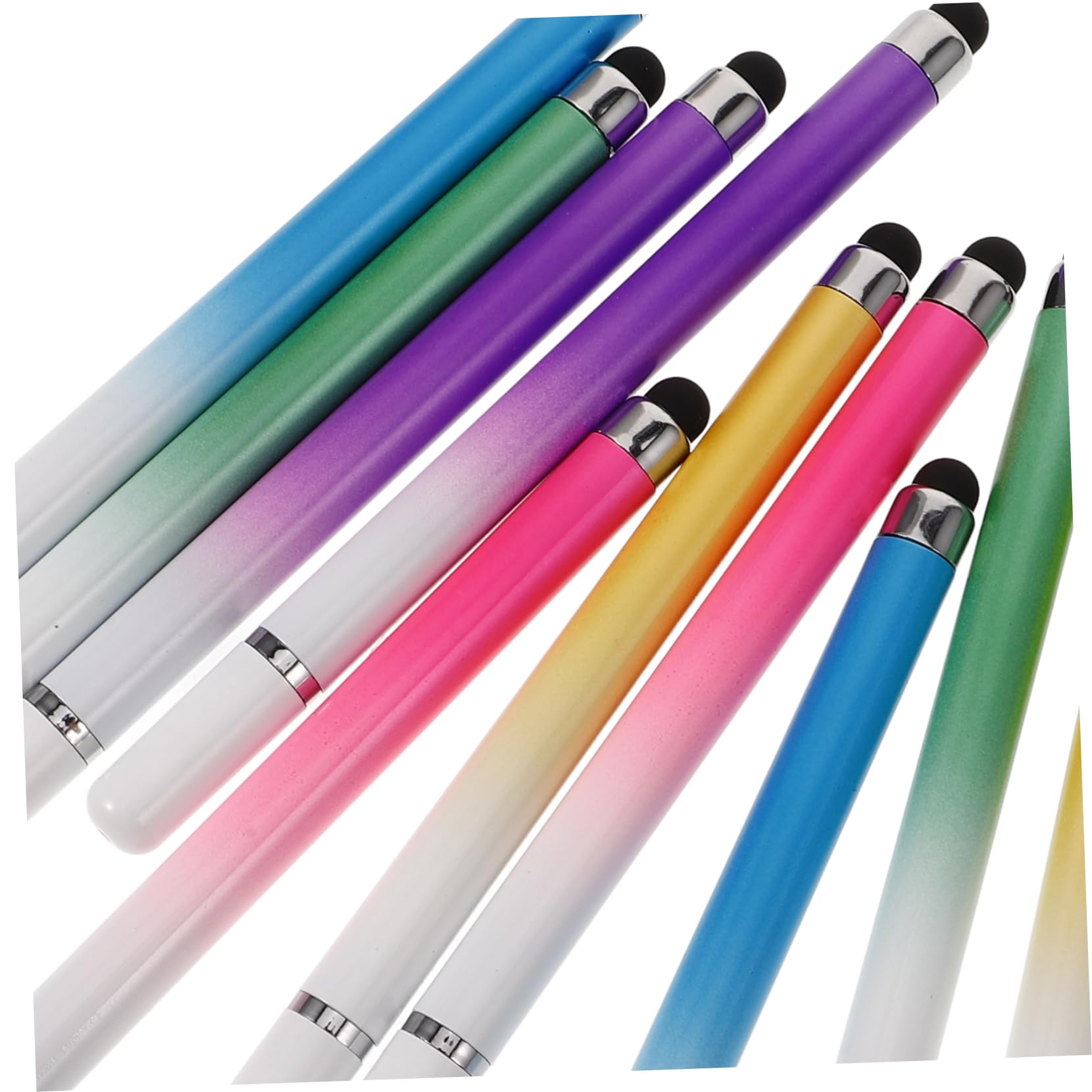 jojofuny 50stücke Teiliges Touchscreen Stylus Pen Mit Dual- Für Smartphones Und Tablets Farben Präzises Schreiben Und Zeichnen Leicht Und Praktisch