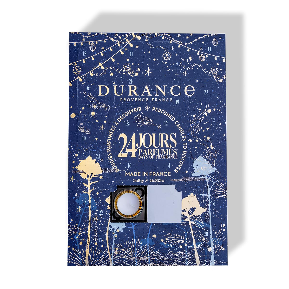 Duftkerzen Adventskalender mit Streichhölzer