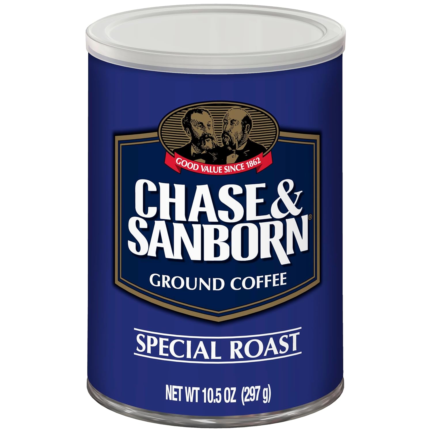 Chase & Sanborn Coffee, Special Roast Ground Coffee, Medium Roast, 10.5oz Can, Pack of 6