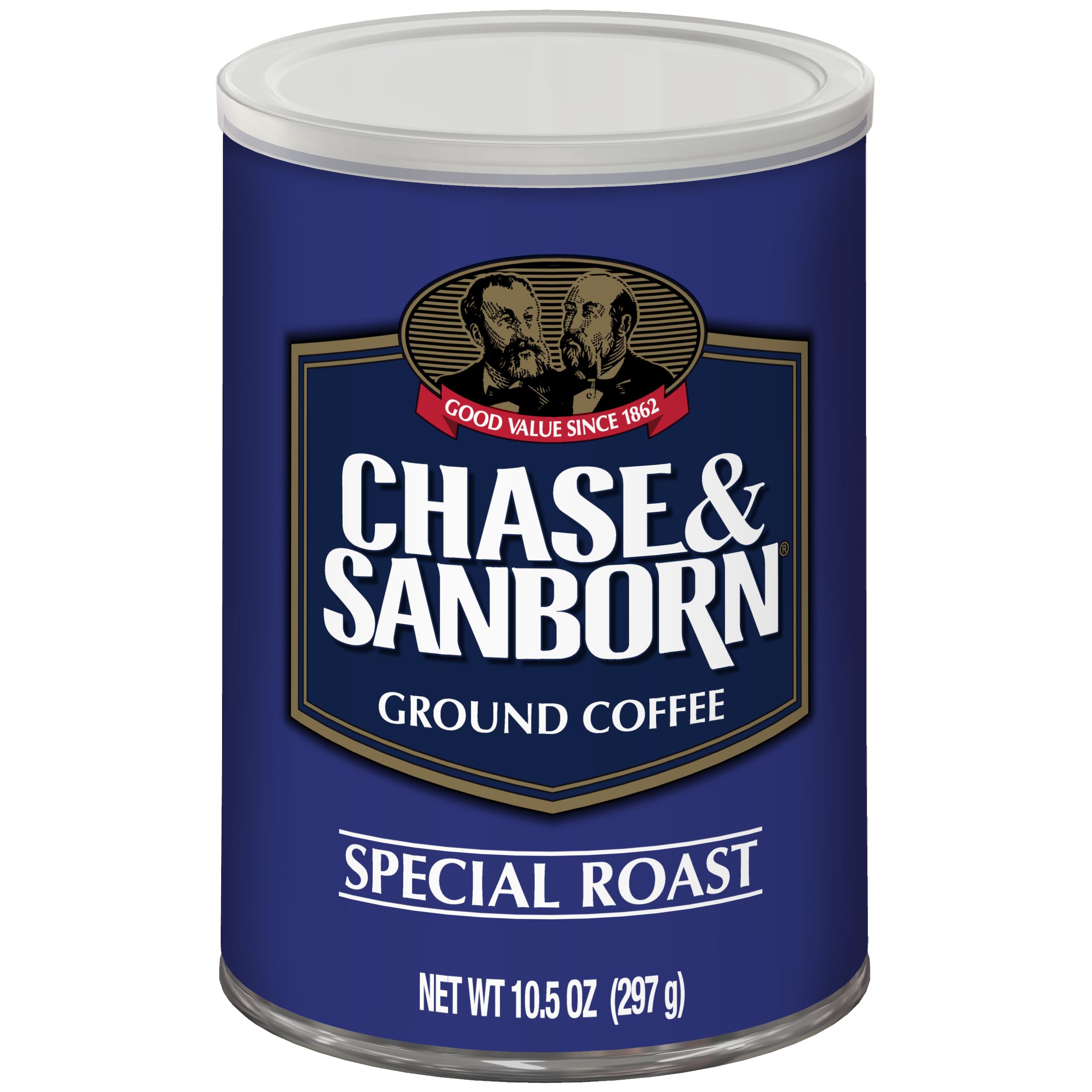 Chase & Sanborn Coffee, Special Roast Ground Coffee, Medium Roast, 10.5oz Can, Pack of 6