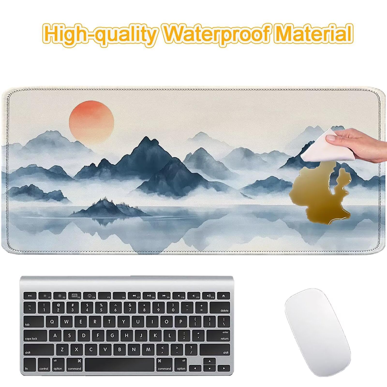 Tappetino Mouse 900x450mm | Superficie Ultra-Liscia, Tramonto 0-z526