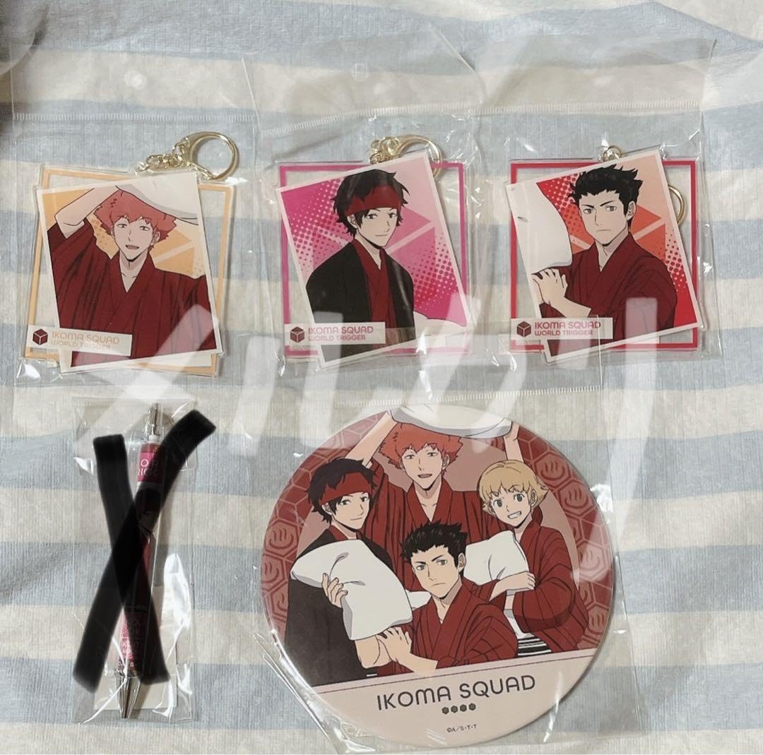 Amazon.co.jp: ワールドトリガー 缶バッジ アクキー 生駒隊 生駒達人