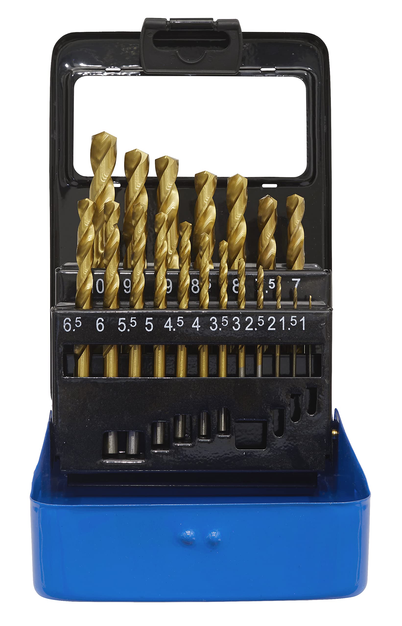 Sealey AK4719 19 Piece HSS Fully Ground Drill Bit Set
