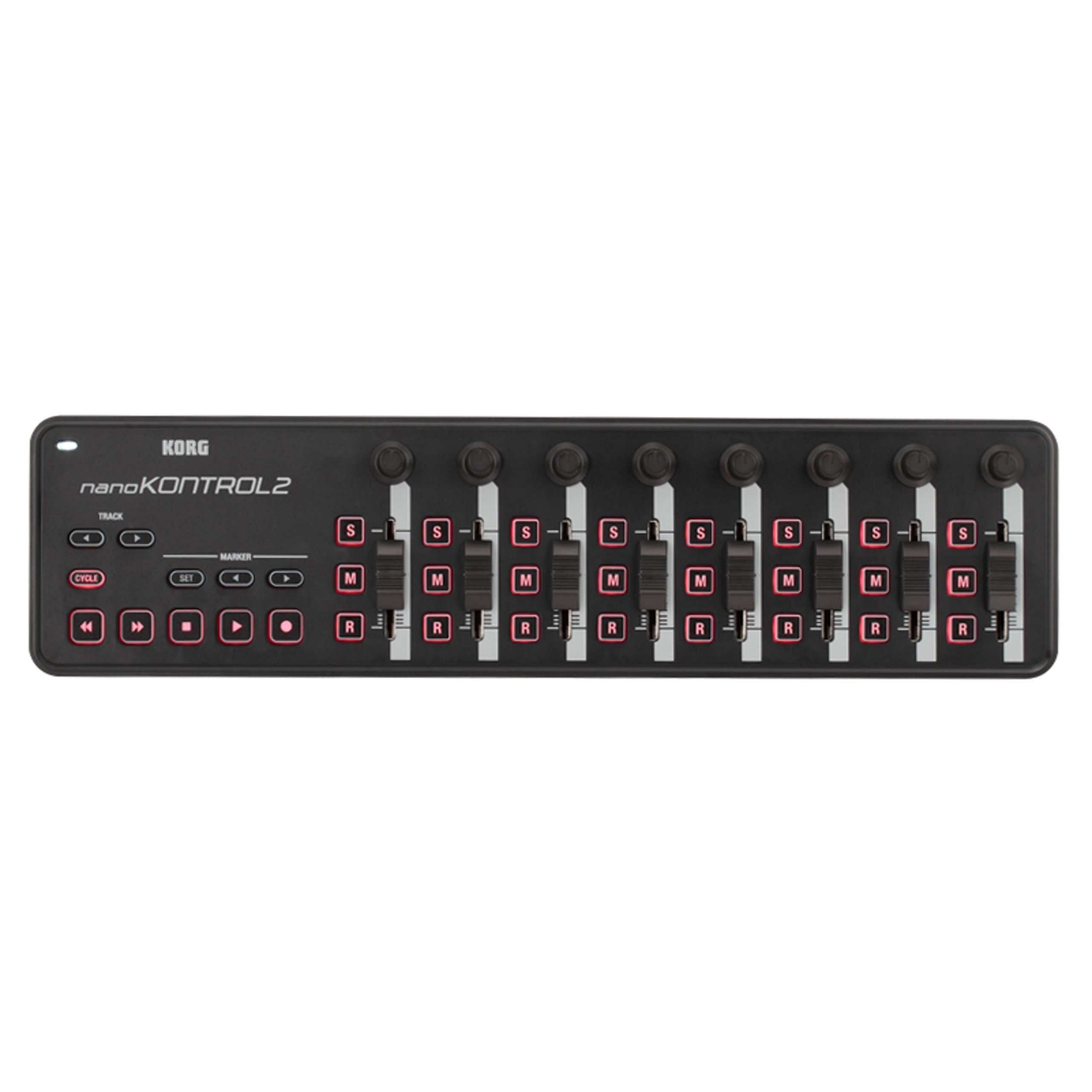 Korg - nanoKONTROL2 - Slimline USB MIDI Controller - Black