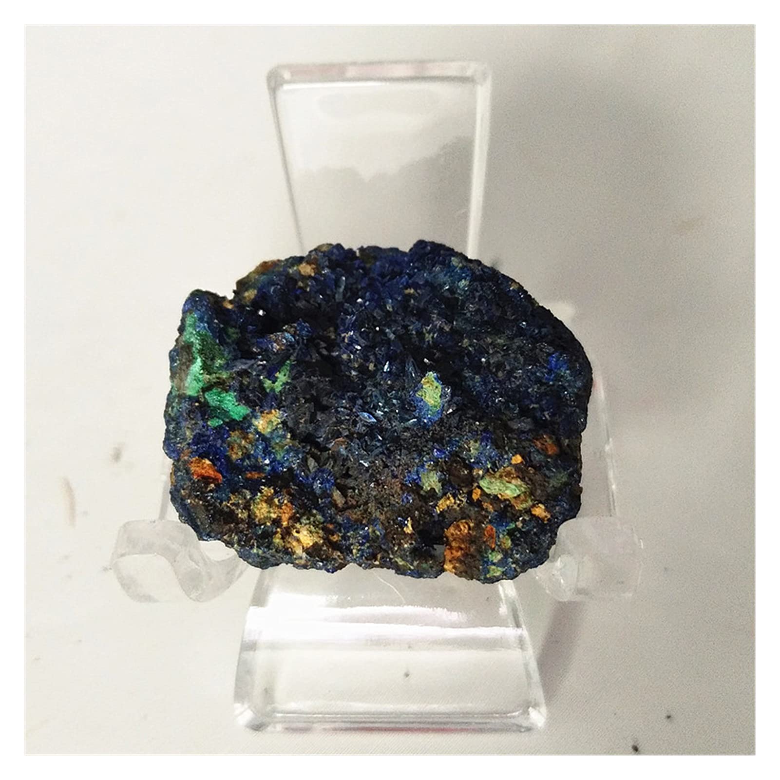 Spécimen d'azurite et malachite brute naturelle JCAKES 7g