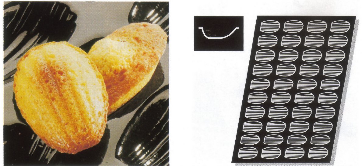 Lot de 40 moules à madeleines Pasticceria Flexipan 60 x 40 cm