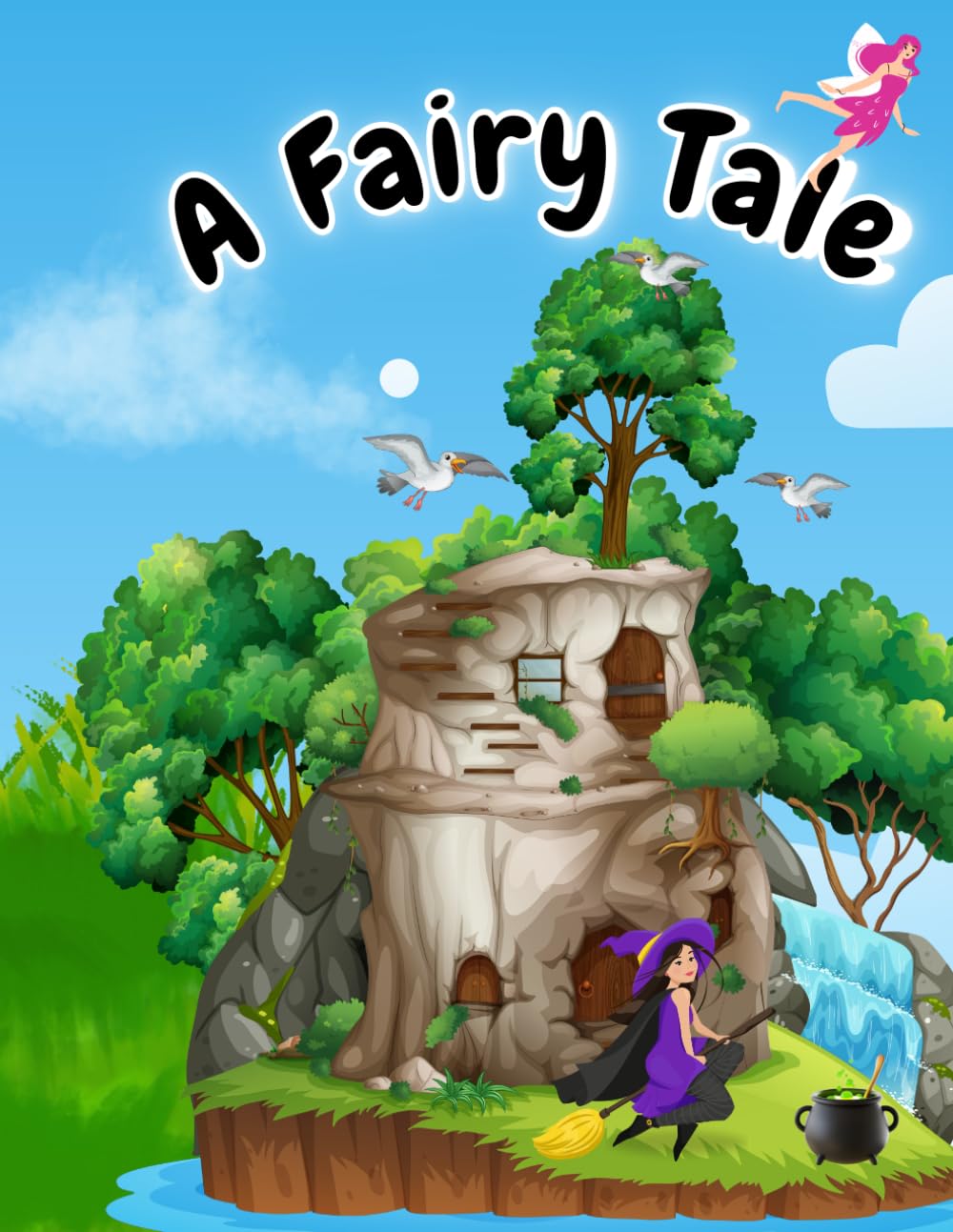Magical Fairy Tale Coloring Book: A Fun and Magical Coloring Book for Kids Ages 4–8
