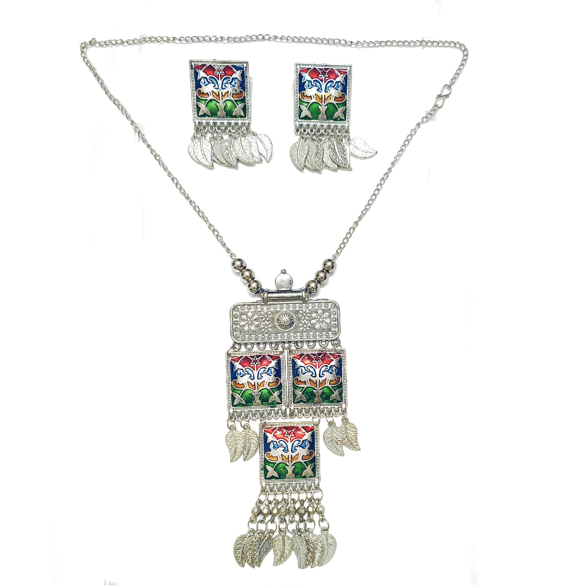 See full amazon price history chart for GLAMORSTYL Oxidised Jewellery Set with Necklace Multicolor GLAMORSTYL Oxidised Jewellery Set with Necklace Multicolor (B0DHQYQHPC) Amazon Price History, Amazon Price Tracker