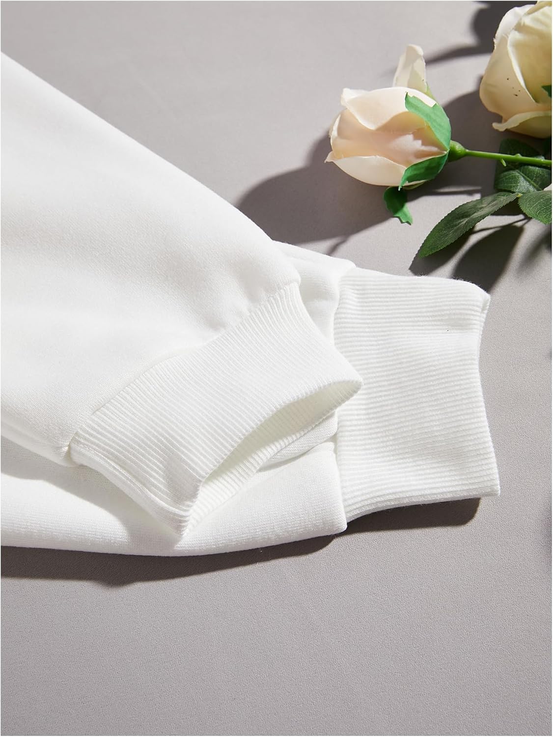 WDIRARA Women's Letter Graphic Sweatshirt Crewneck Long Sleeve Pullovers Loose Tops - Image 4