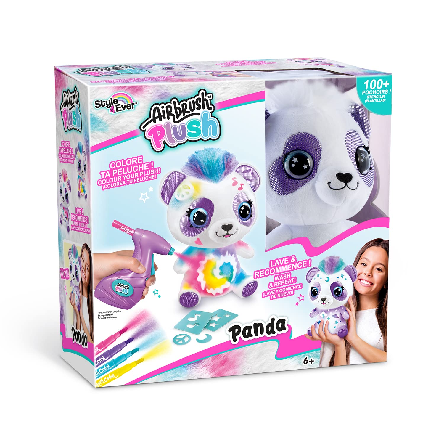Canal Toys Panda Airbrush Plush with Spray
