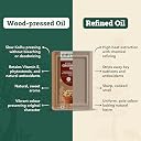 Anveshan Wood Pressed Groundnut (Peanuts) Oil - 15 Litre | Tin Can | Kolhu/Kacchi Ghani/Chekku |Naturally Cholesterol Free|A1 Grade Groundnuts|Rich Aroma & Flavour gallery image