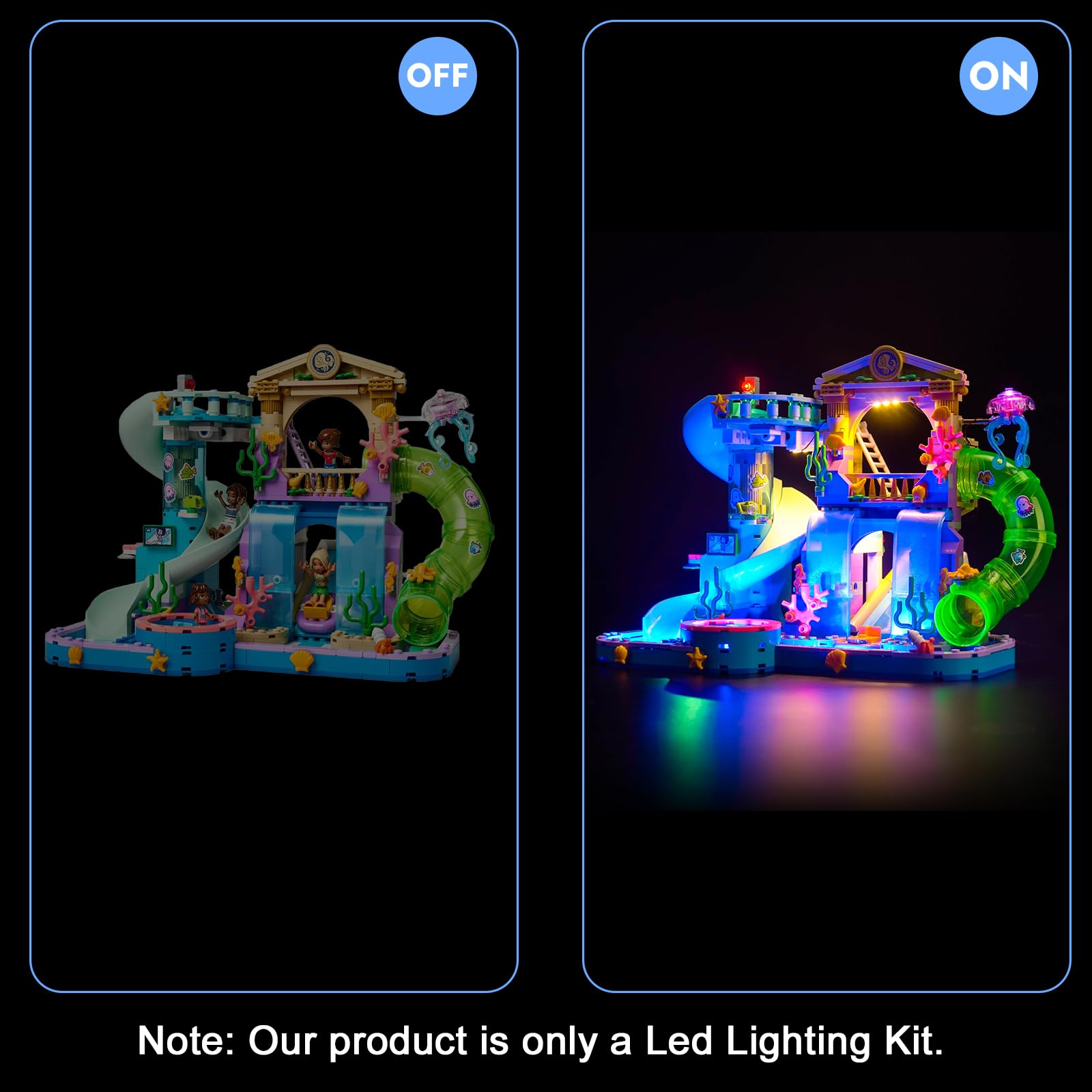 Light Kit for Lego Heartlake City Water Park Lighting Set for Lego 42630 Heartlake City Water Park Vehicle Set - Image 3