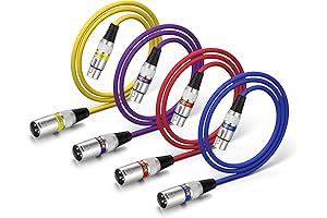EBXYA XLR Microphone Cable 3ft: Elevate Your Audio Experience