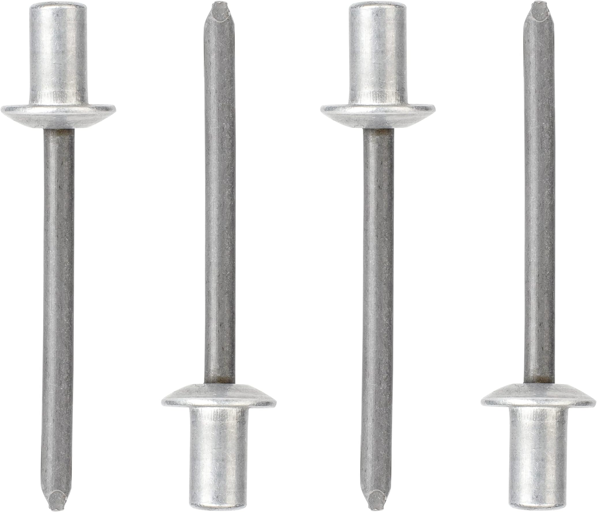 ISPINNER 50pcs 3/16" x 3/8" Closed End Aluminum Blind Rivets with Steel Mandrel, 4.8 x 10mm Pop Rivets, Pack of 50