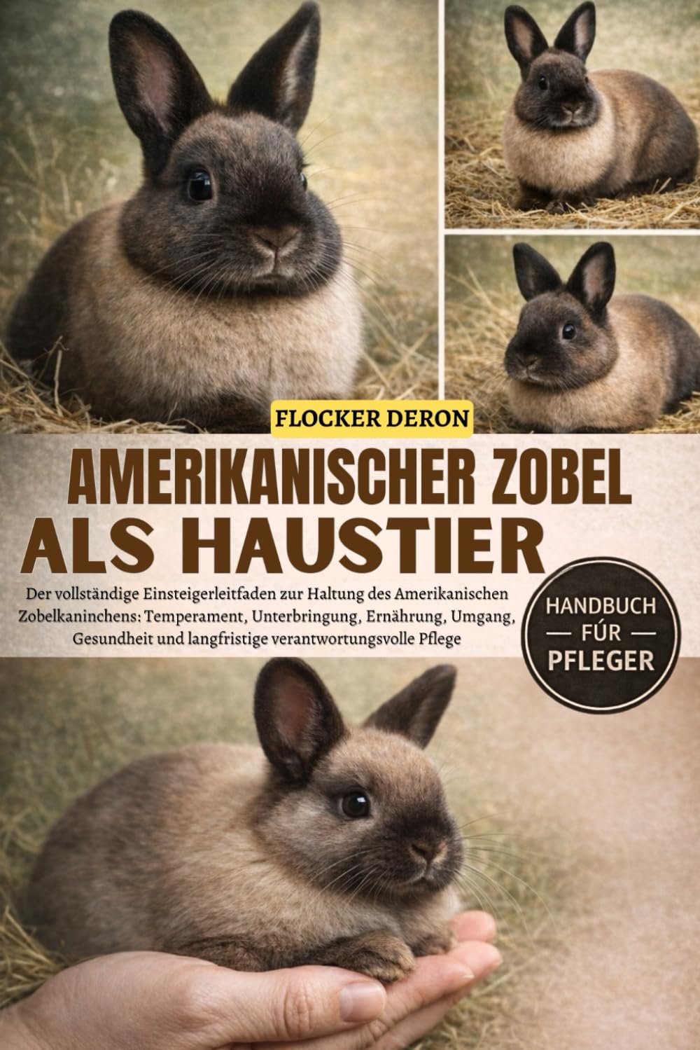 AMERIKANISCHER ZOBEL ALS HAUSTIER: Der vollständige Einsteigerleitfaden zur Haltung des Amerikanischen Zobelkaninchens: Temperament, Unterbringung, ... und langfristige verantwortungsvolle Pflege