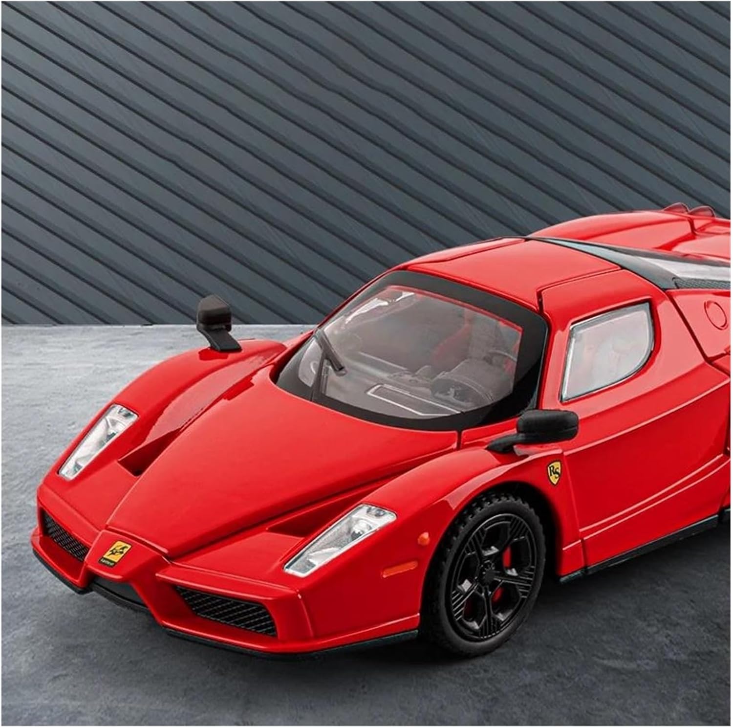 Diecast Model 1 32 for Enzo Supercar Miniature Car Model Decorations Home Office Or Shelf Decor(Red)