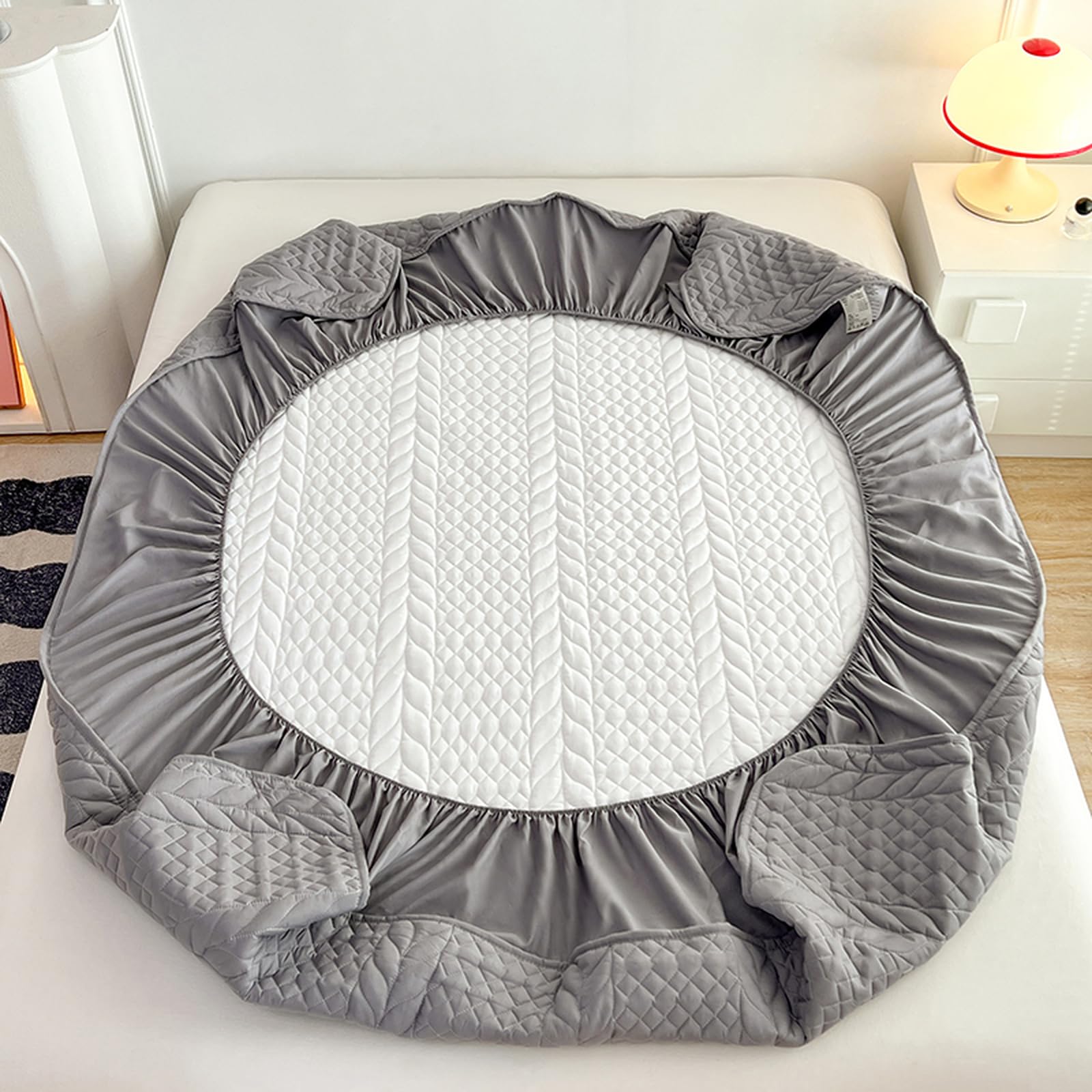 Coprimaterasso trapuntato matrimoniale 180x200 a tre strati impermeabile