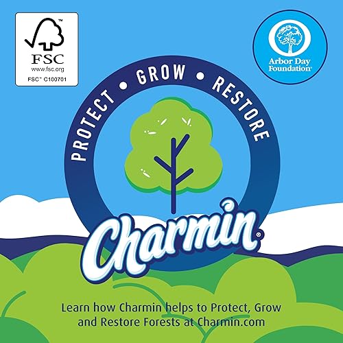 Miniatura 12 de Charmin Papel higiénico ultra fuerte y limpio, 18 megarrollos familiares = 90 rollos regulares