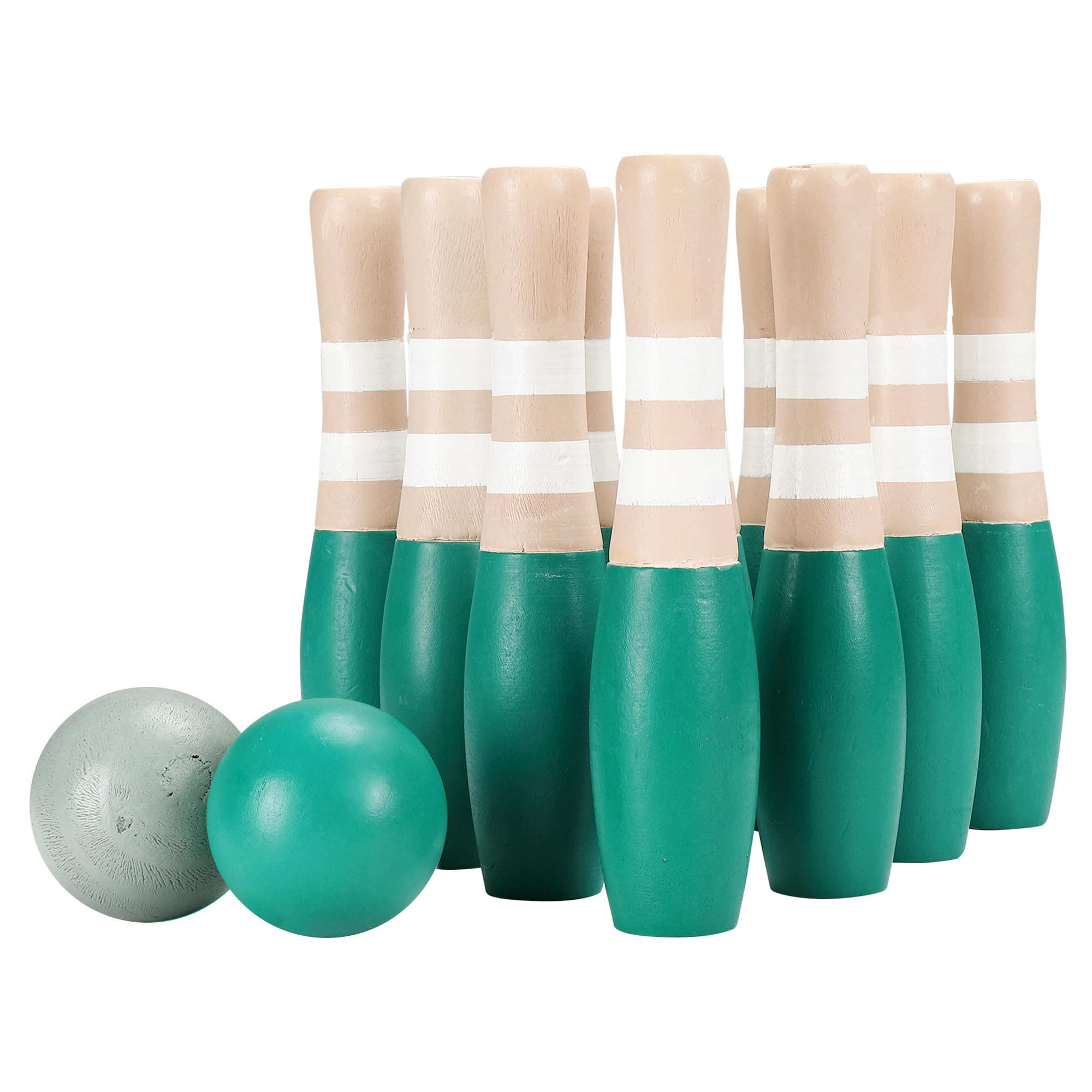 Amazon.com: Sterling Sports Wooden Lawn Bowling 9