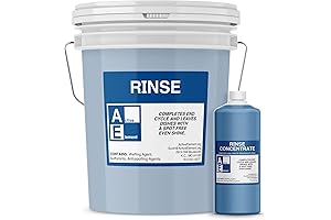 Commercial Dishwasher Rinse - Makes One 5-gallon Pail - High and Low Temp Dishwasher Detergent