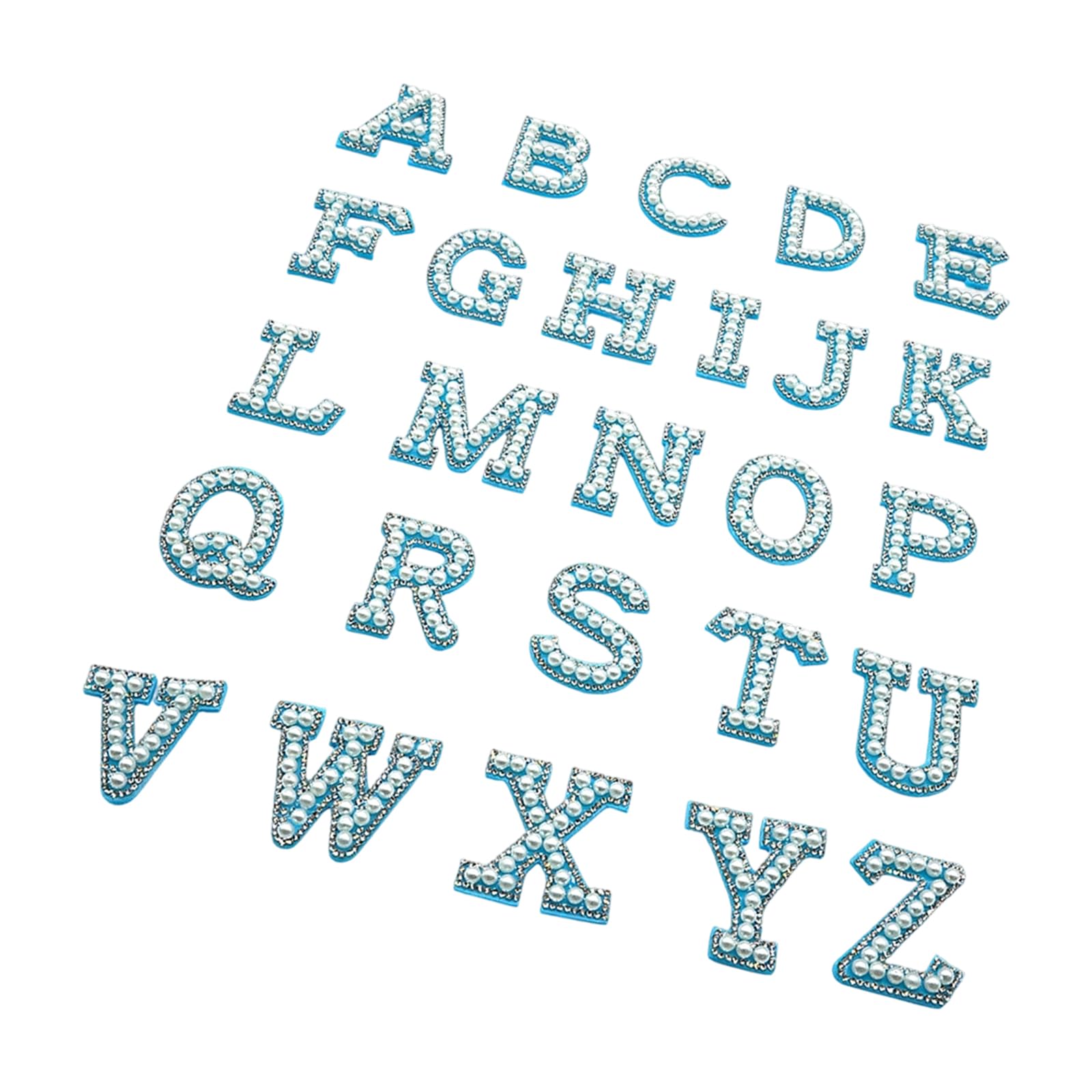 SXRQ Letter Patches Without Sewing Iron on Transfer Decal for T Shirts Bags Hat Craft Clothing Embellishments