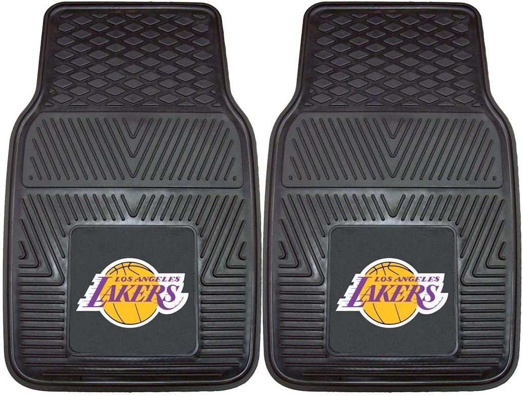 NBA Los Angeles Lakers Heavy Duty Car Mat Set 2 Pieces