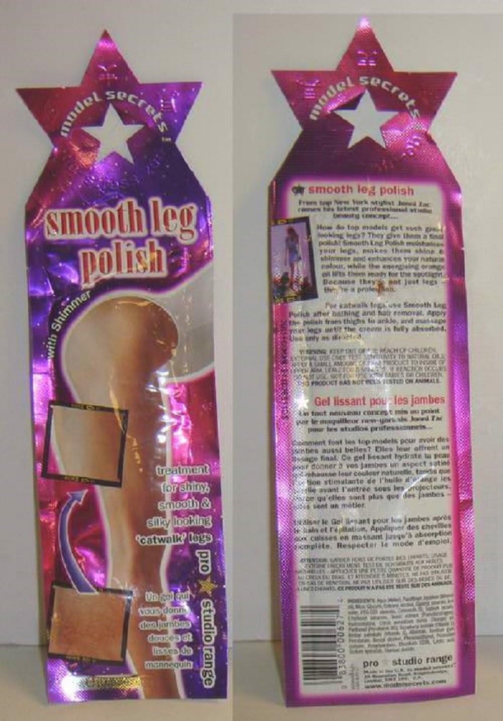 Smooth Leg Polish with Shimmer (Pack of 20)