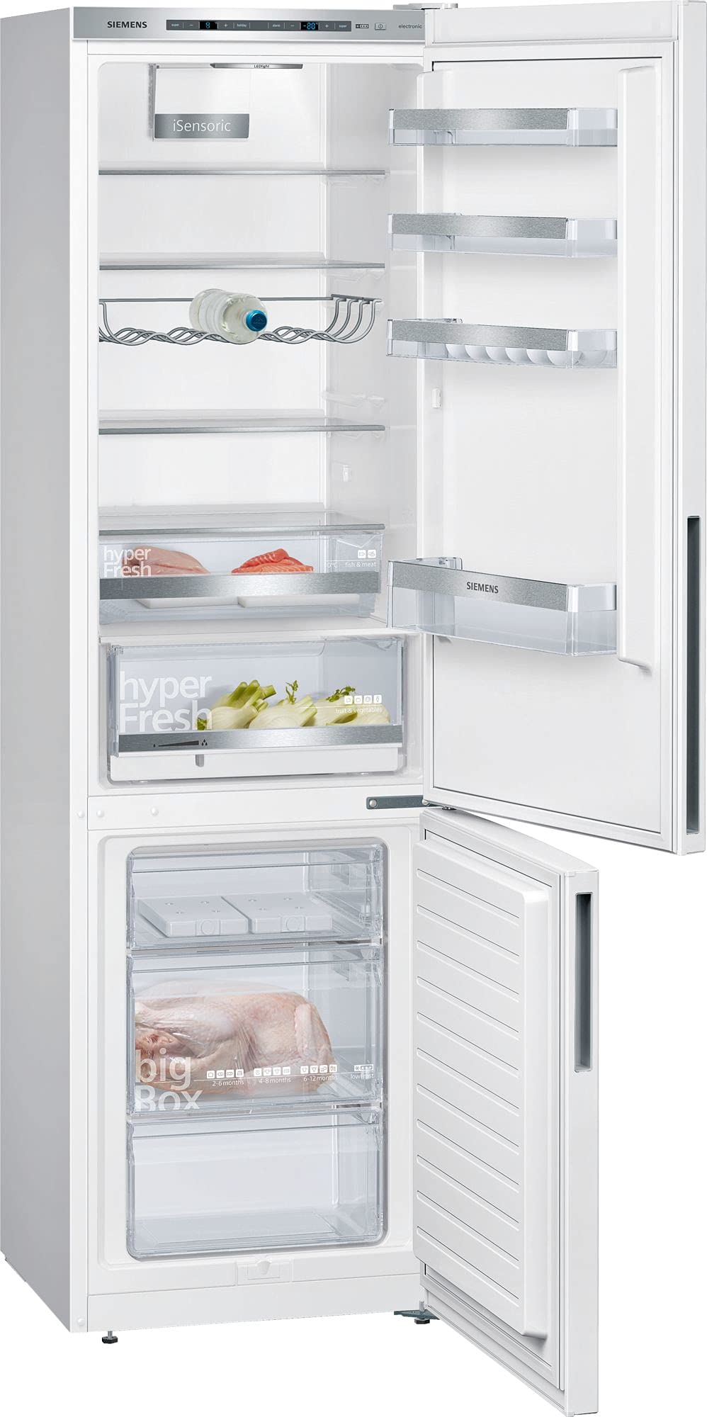 Refrigeratore Freestanding Siemens KG39EAWCA iQ500 343 L - Dettaglio