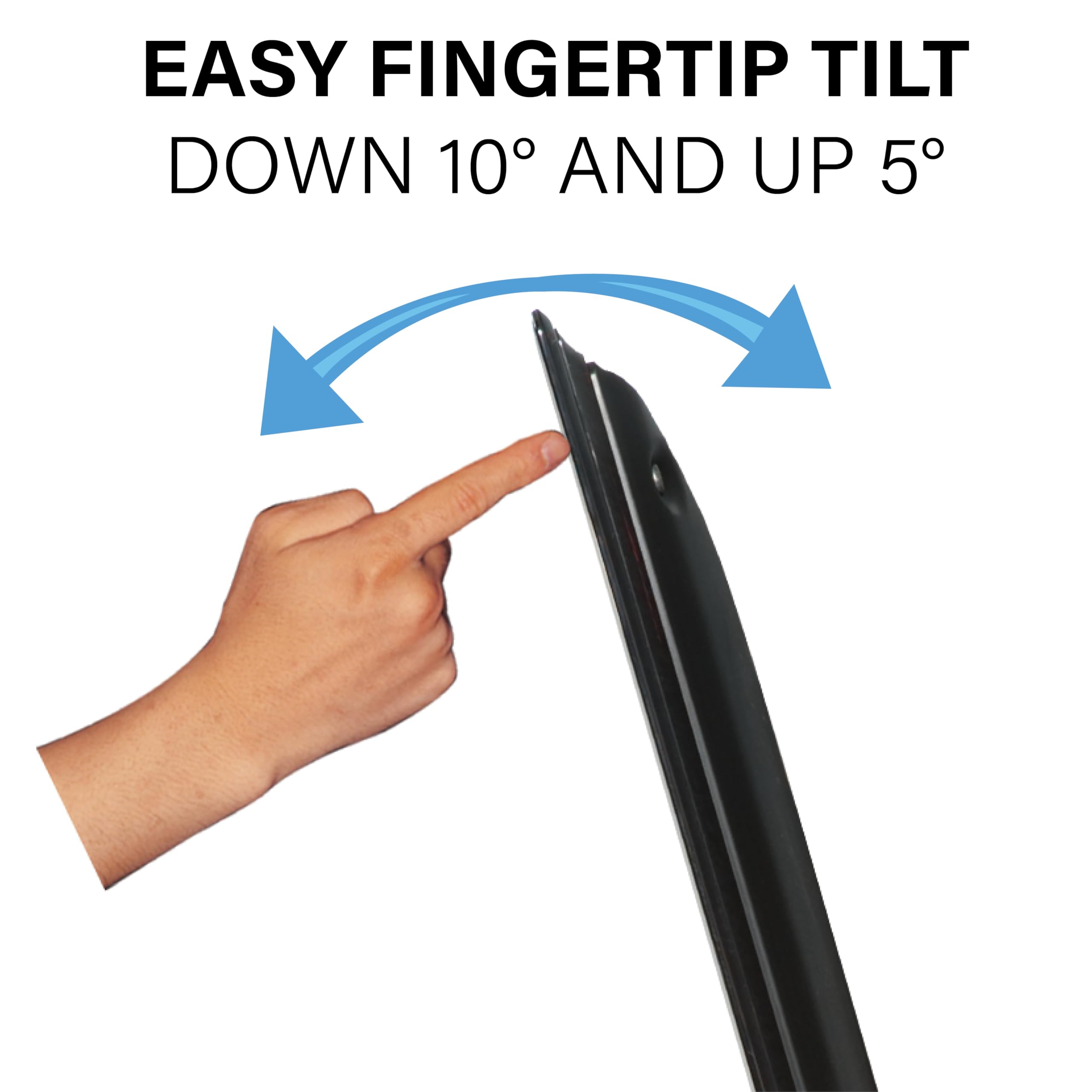 SANUS VuePoint FLT1-B2 uchwyt ścienny do telewizora Extend+Tilt, uniwersalne uchwyty pasują do większości płaskich telewizorów 81.3 cm - 177.8 cm
