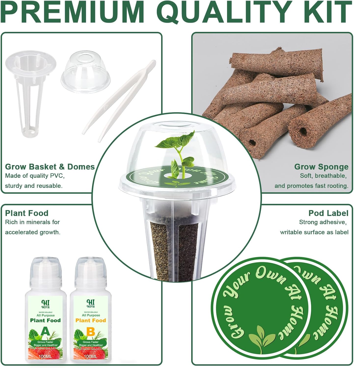 Flower Seed Pod Kit Mix of 6 Different Included Pansy, Cosmos, Zinnia, Marigold, Snapdragon, Cascading Petunia Flower Seed Starter Pod Kit for Hydroponics Growing System with Plant Food, 8-Pod - Image 6