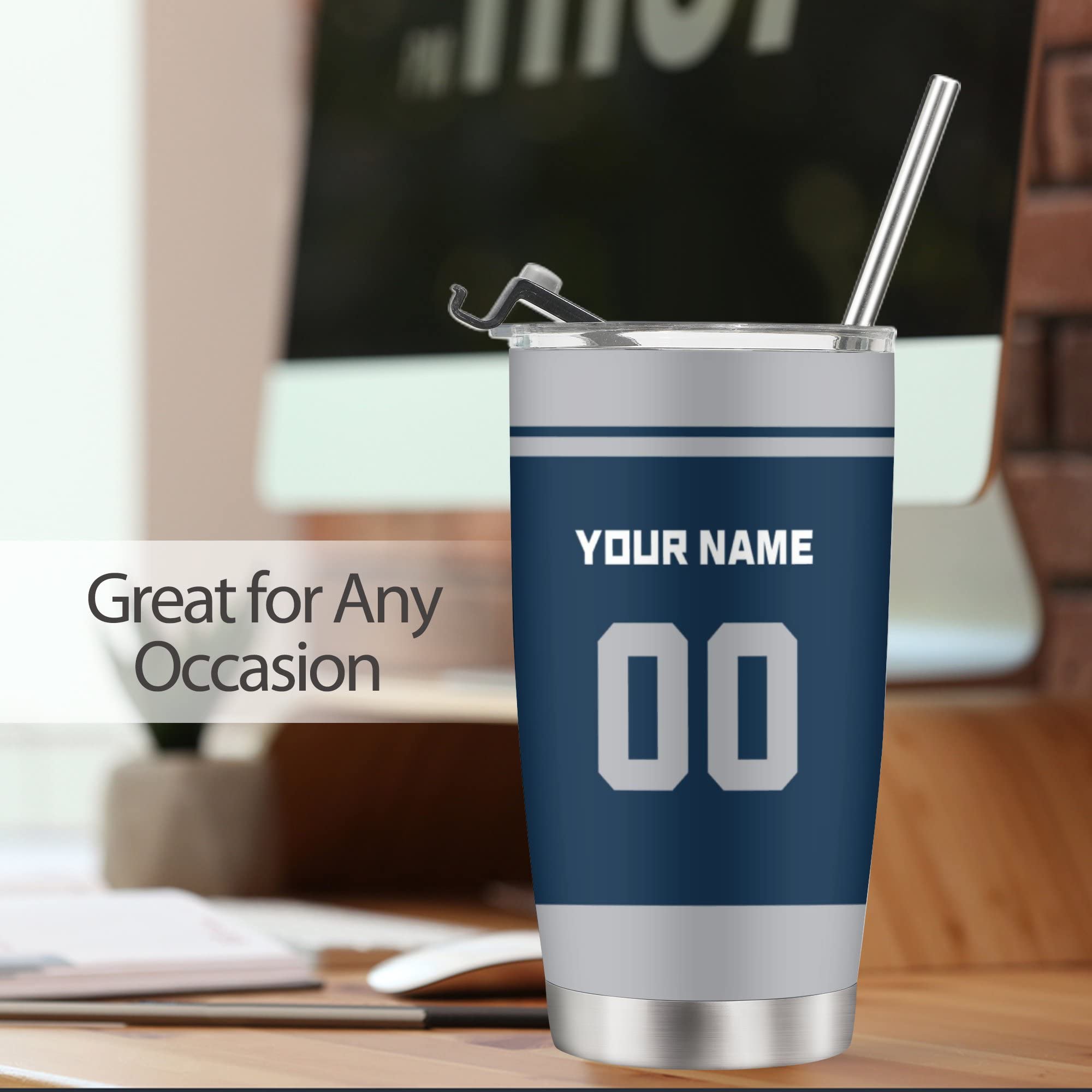 Insulated Stainless Steel Tumbler Felix Bottle The With Lid Cat Vacuum Mug Coffee Travel Cup Tea Family Friend 20 Oz Tumblers Gifts For Father's Mother's Day Birthday Christmas Holidays