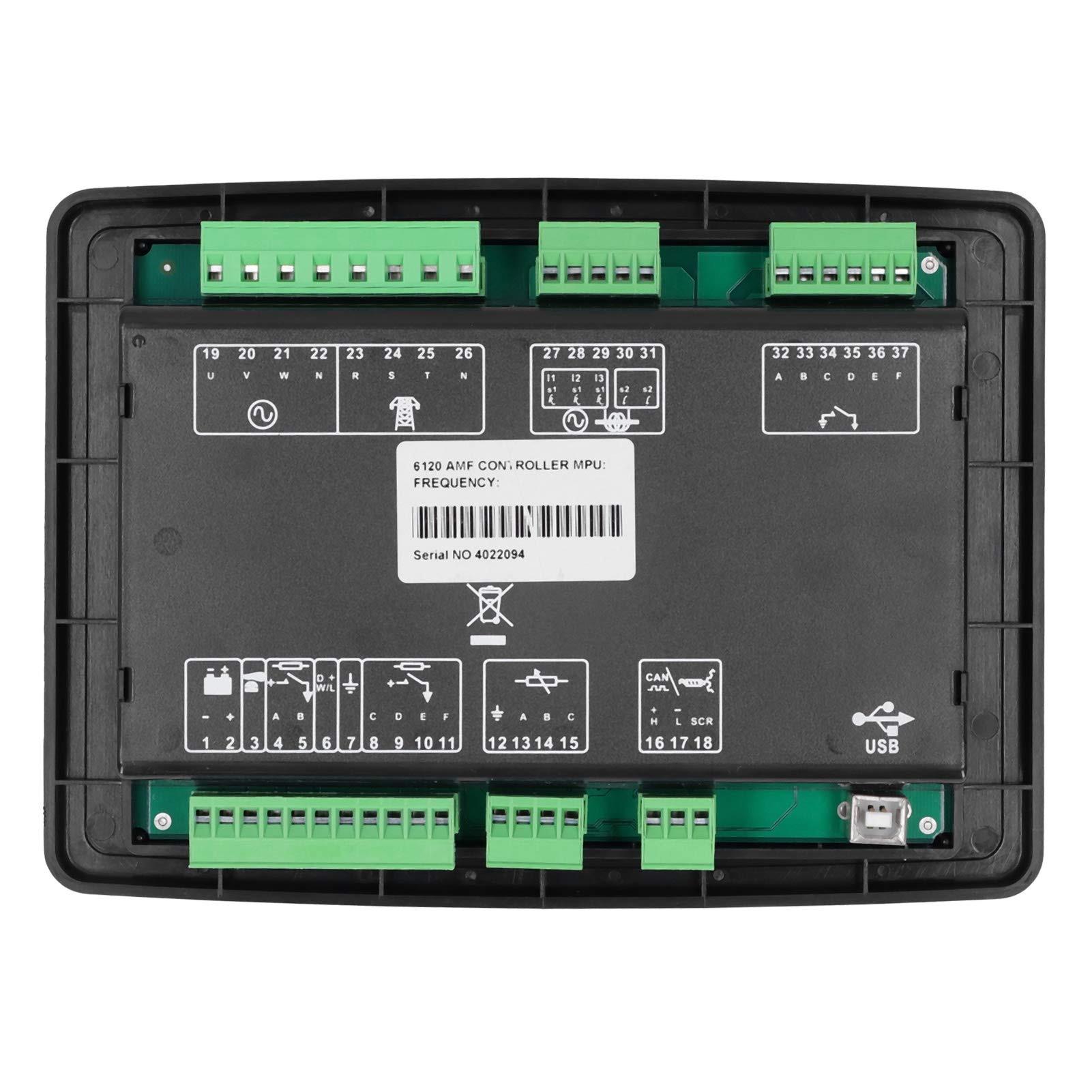 Cryfokt Generator-Automatikregler, LCD-Display Zur Überwachung von Frequenz, Spannung, Strom DSE6120