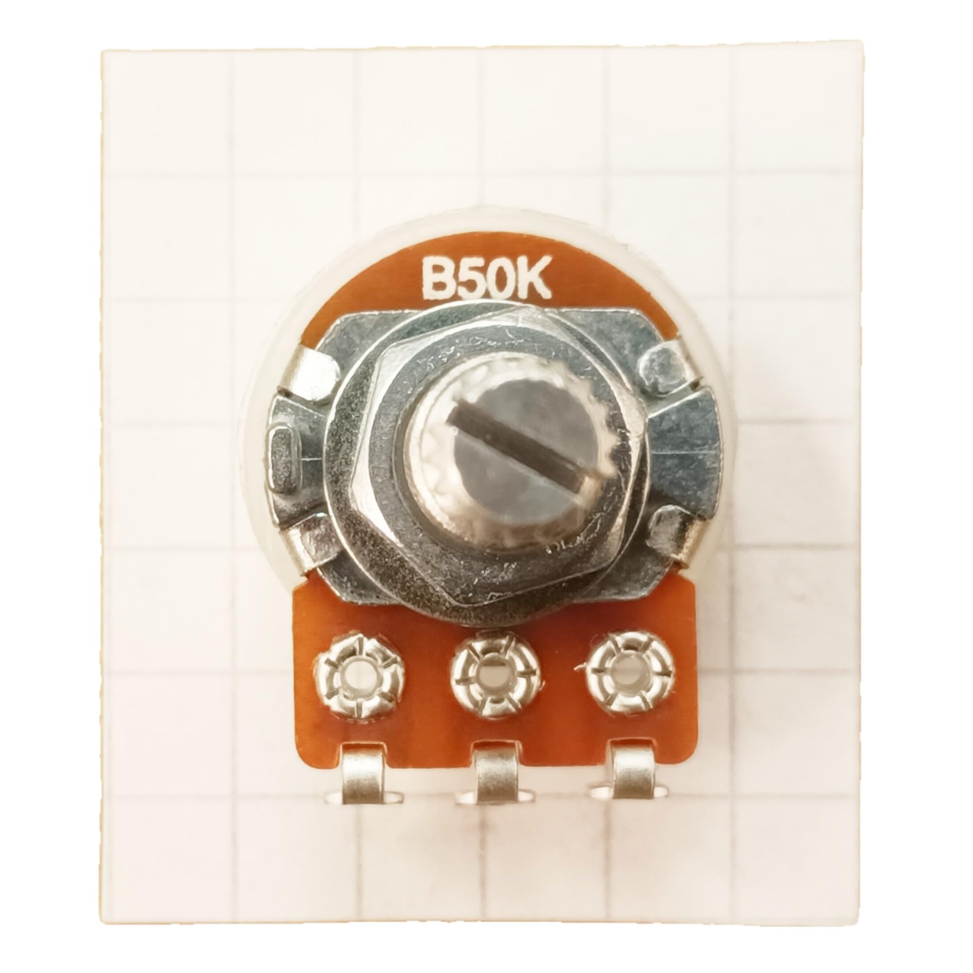 10mm Long Thread Linear Potentiometer Guitar Pot B T18GL (B50K)