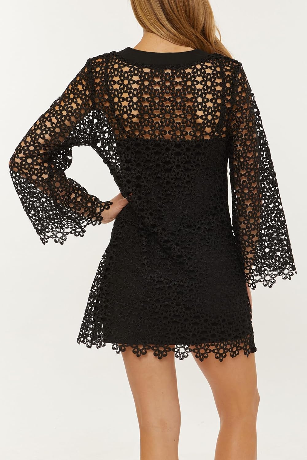 Trina Turk Womens Chateau Bell Slip Dress, V-Neck, Beach Cover Ups for WomenSwimwear Cover Up - Image 3