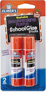 Glue Stick 2pk 6G Disap PURPL