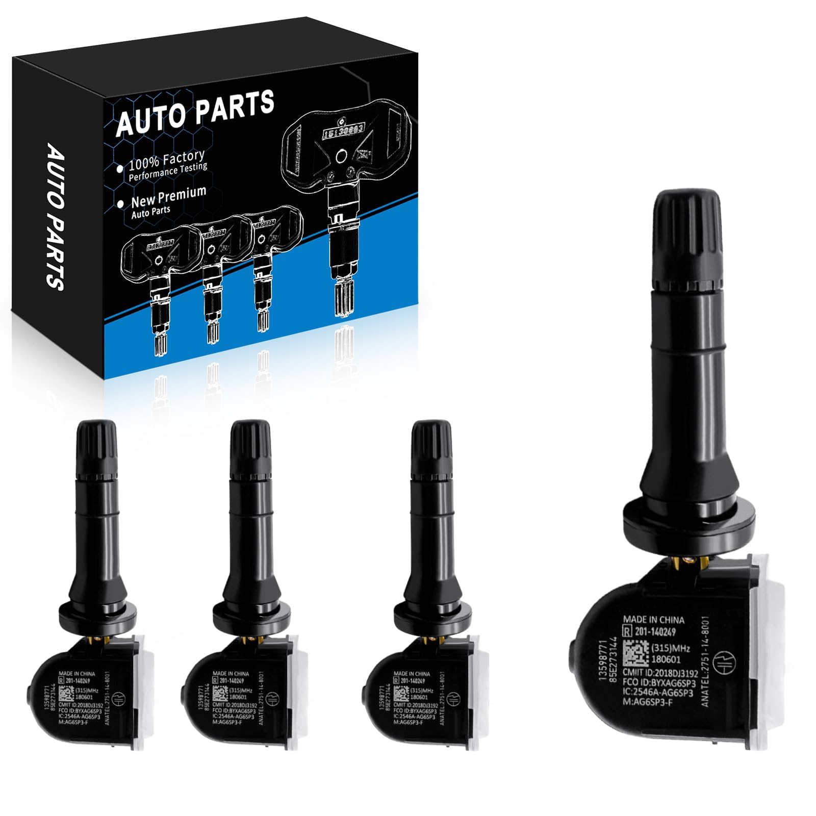 SZKAIDAG TPMS Sensor for:-Chevy Silverado 2007-2016 Equinox 2007-2022 Suburban for:-GMC Yukon 2007-2020 Acadia for:-Buick Enclave Encore Lacrosse for: