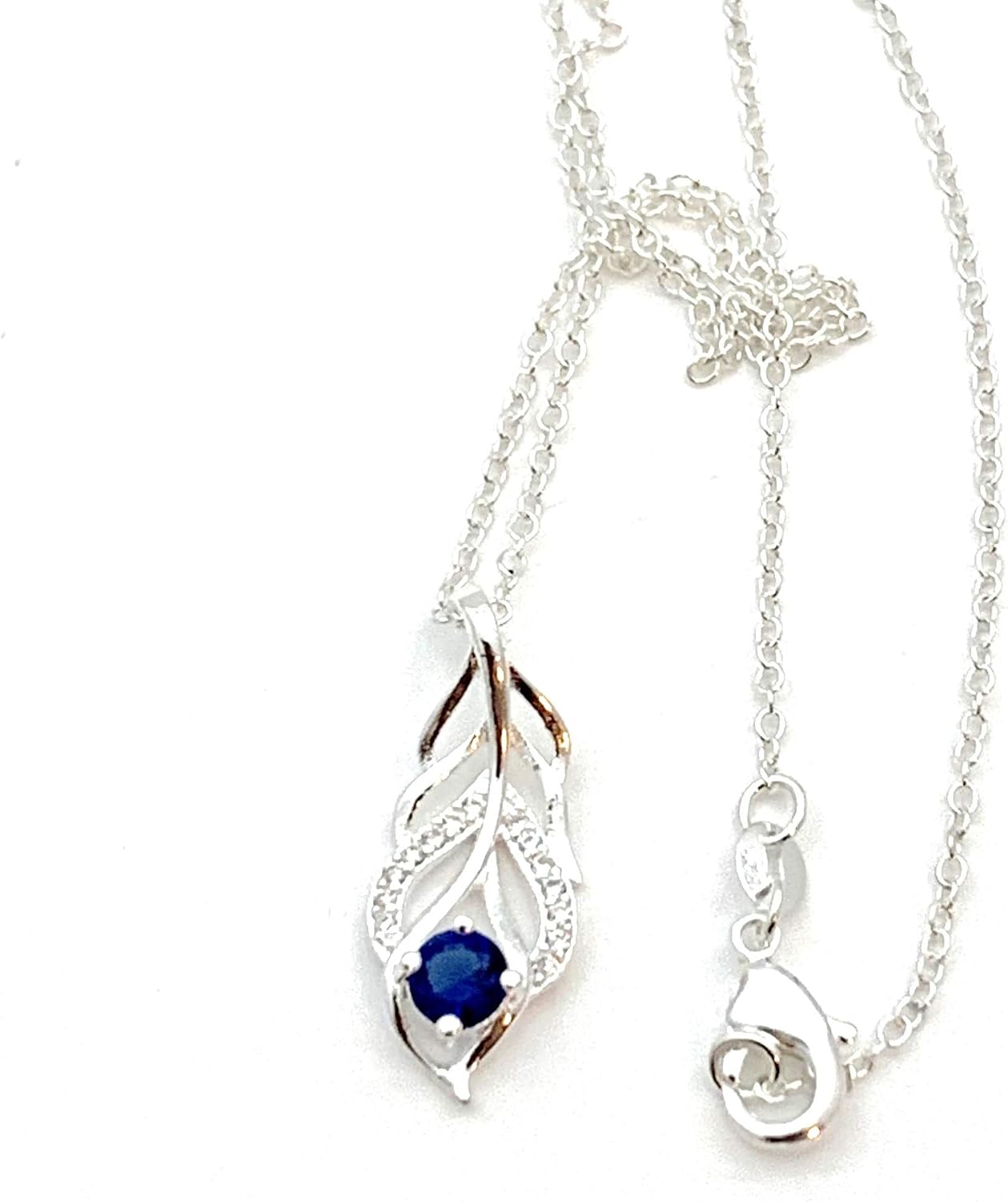 Smiling Wisdom | Friendship Greeting Card for Women | Blue Leaf Necklace Gift Set | True Friends Grow Together | A Reason Season Lifetime Friend | Bestie BFF Woman | Blue Silver Leaf