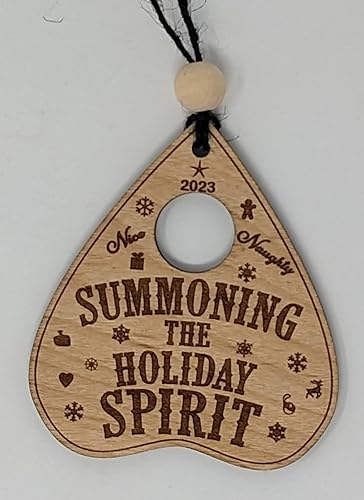 Ouija Planchette Christmas Ornament - Mystical Holiday Magic