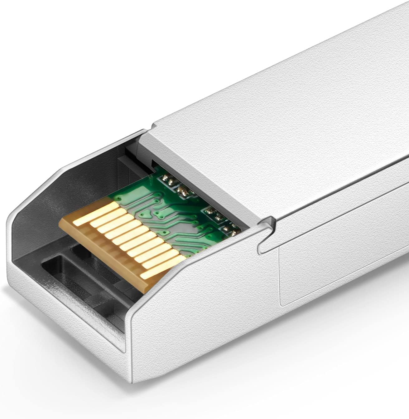 QSFPTEK 10Pack 10GBASE-SR 10G SFP+ Transceptor LC Port Mini-GBIC Multimodo 850nm, 300M, DDM para Cisco SFP-10G-SR, Ubiquiti UF-MM-10G, Mikrotik, D-Link, Supermicro, Linksys