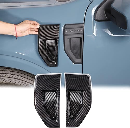 Aunginsy Cubierta de ventilación lateral para guardabarros, compatible con Ford Maverick 2022-2024 2025 2026, cubierta de panel de salida de aire