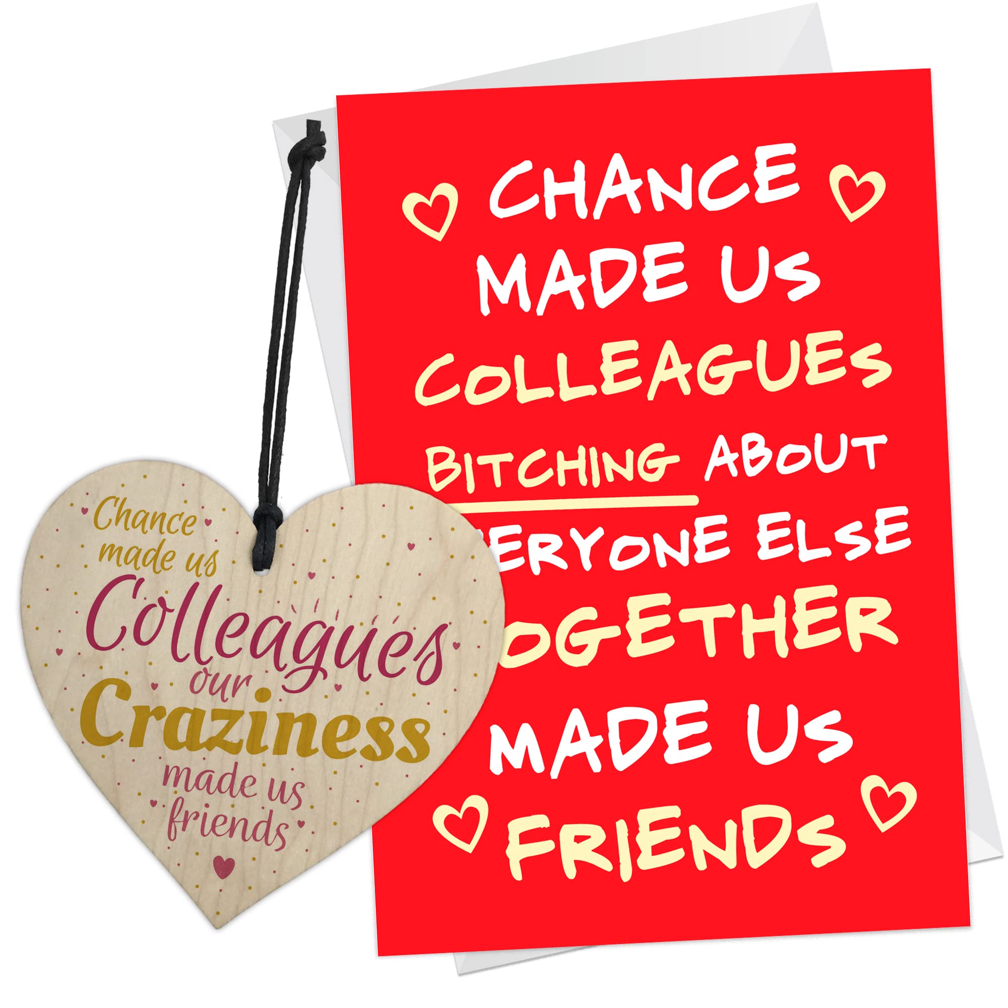 RED OCEAN Funny Birthday Colleague Coworker Card Colleague Leaving Gifts Friendship Gifts For Him Her Colleague Leaving Card Funny